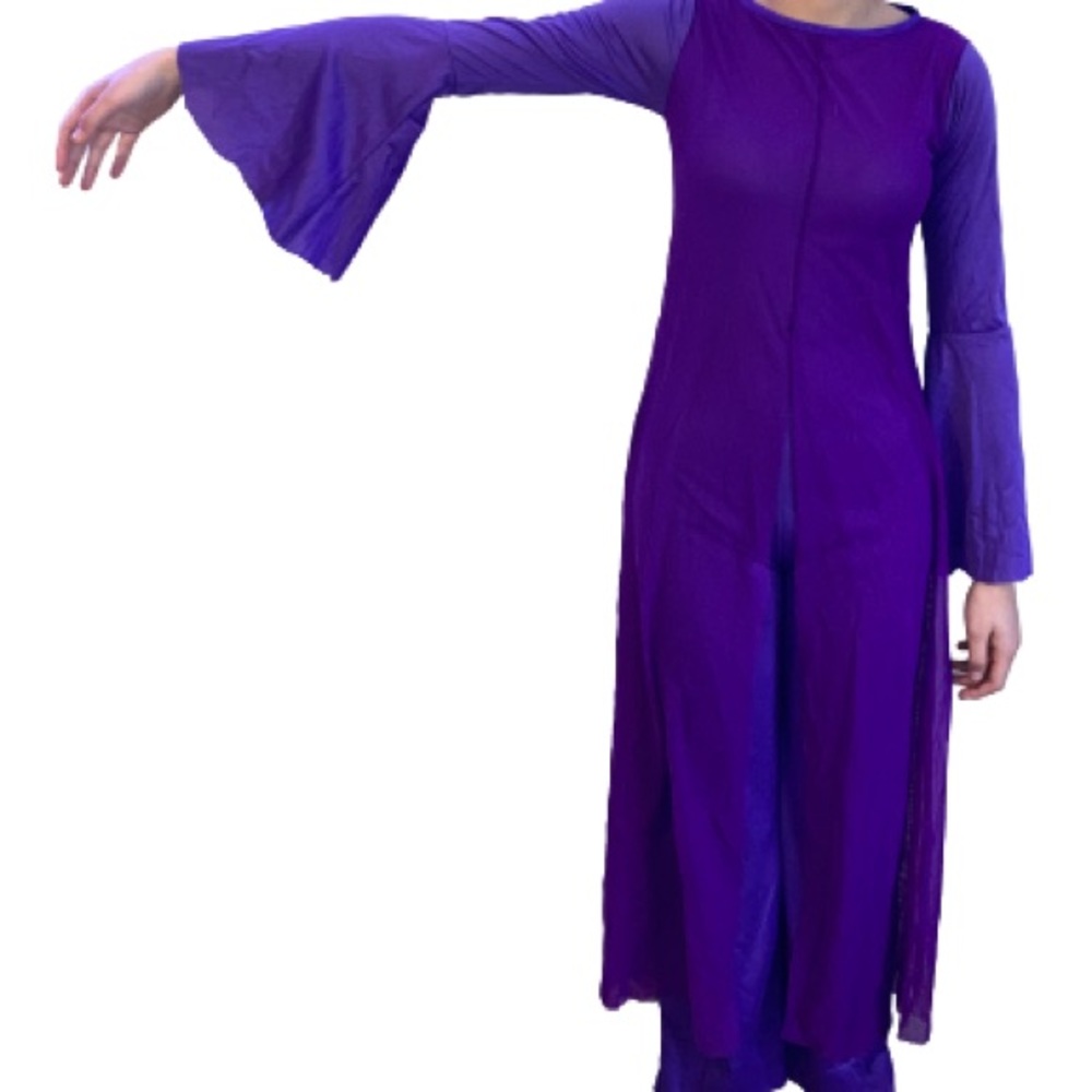 Girls Purple Dance Costume